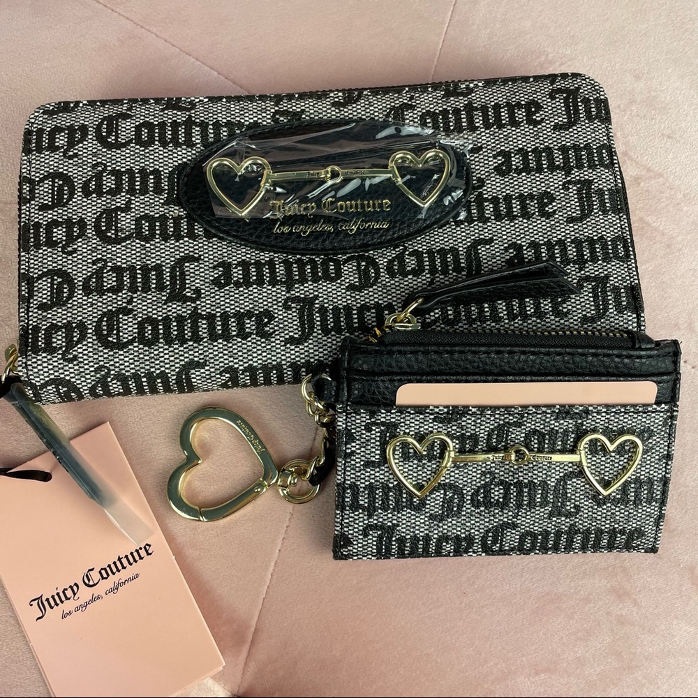 Juicy Couture Wallet & Card Case Bundle